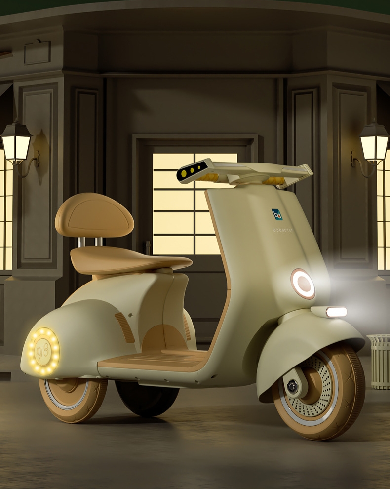 XE MÁY ĐIỆN TRẺ EM VESPA GHẾ ĐƠN