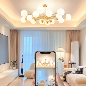 ĐÈN TRÙM TRANG TRÍ PHÒNG KHÁCH 6662A (16 Đèn)