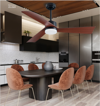 ĐÈN QUẠT TRẦN TRANG TRÍ PHÒNG KHÁCH ZG-2509