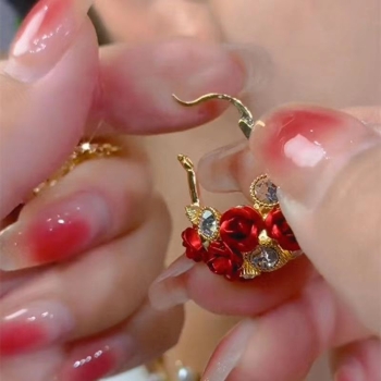 BÔNG TAI ĐINH ĐÁ CAO CẤP PHONG CÁCH HÀN QUỐC