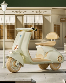 XE MÁY ĐIỆN TRẺ EM VESPA GHẾ ĐÔI
